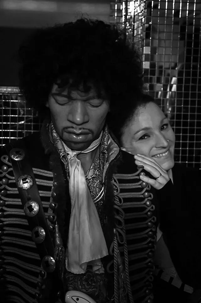 `Mit Jimi Hendrix`