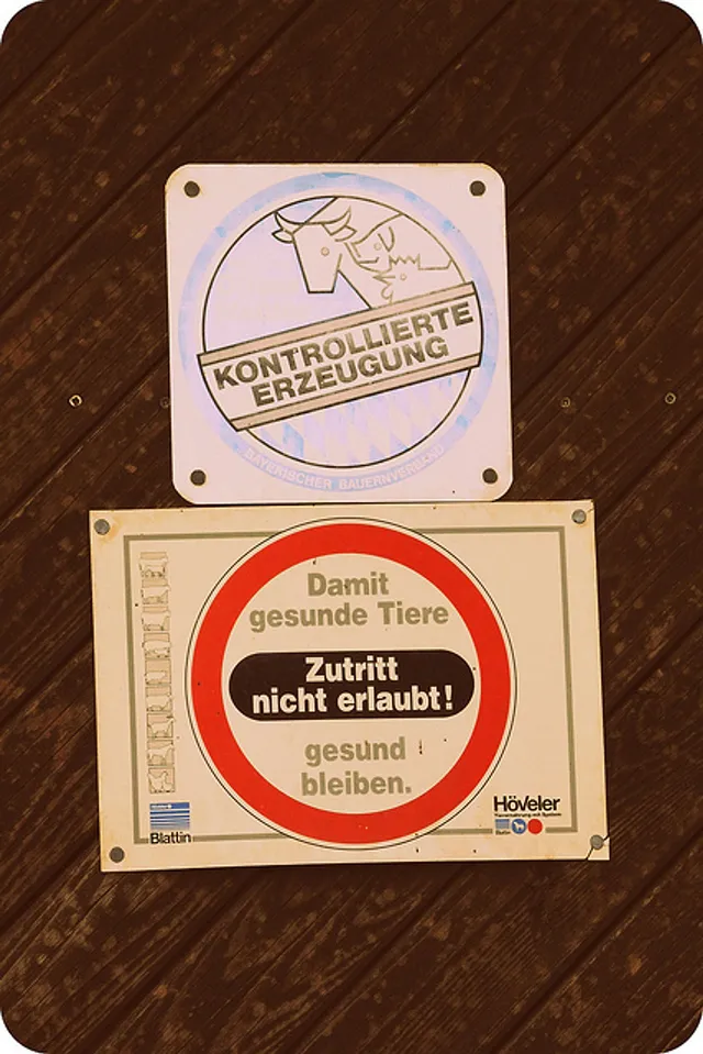 `Zutritt verboten`