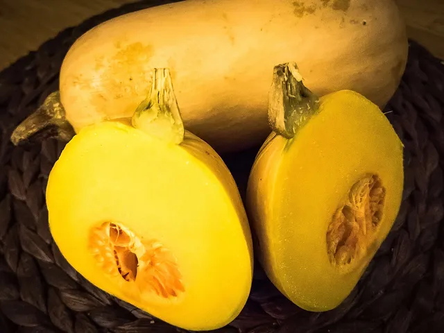 Butternusskürbis aus dem Ofen