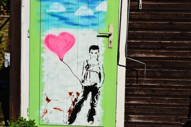 Streetart und Schrebergarten