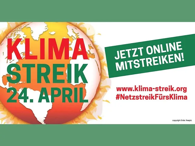 Virtueller Klimastreik am 24. April