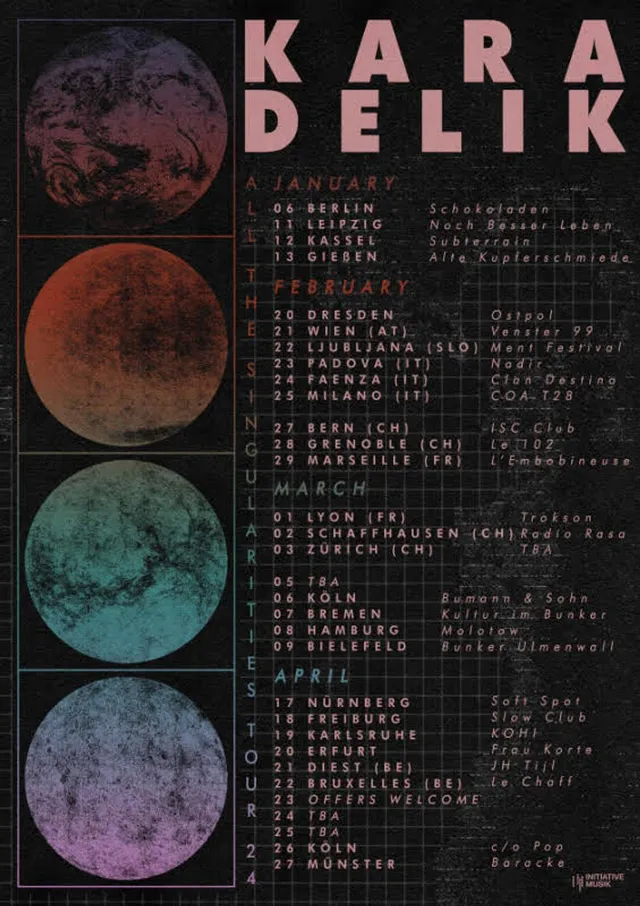 Kara Delik – tourdates. Bild/Picture: Kara Delik