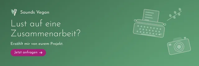 Kooperation mit Sounds Vegan jetzt planen!